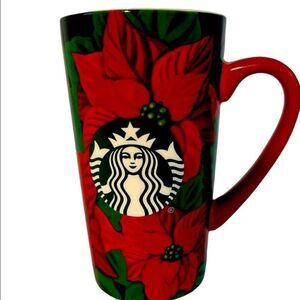 Starbucks 2020 Holiday Poinsettia Mug Tall